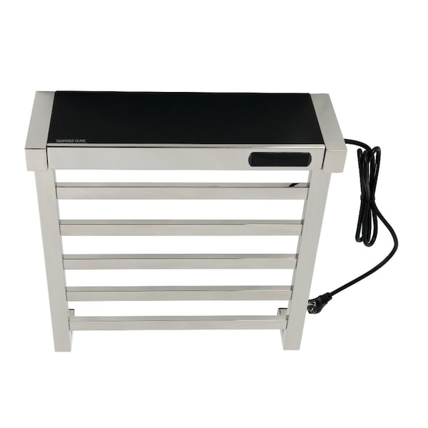 Kingston Brass Wall Mount Plug-In Towel Warmer, Polished Chrome DTC182031 - main