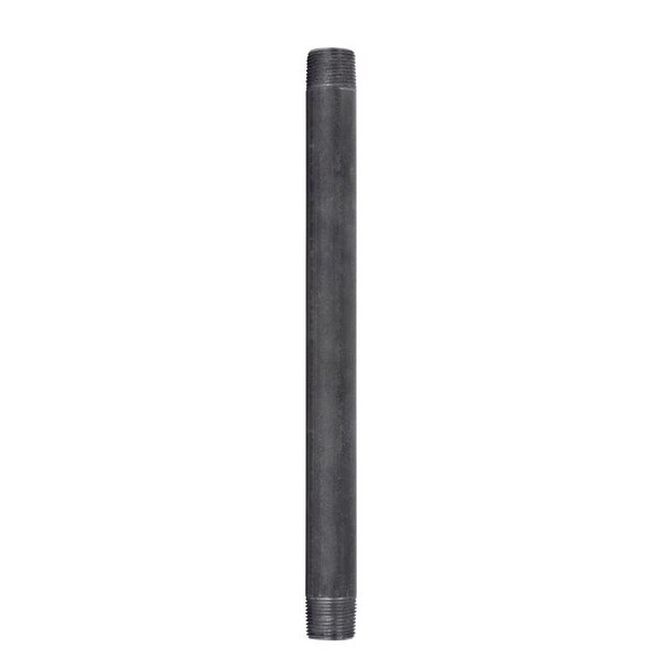 Stz Industries 3/4 in. MIP each X 3/4 in. D MIP Black Steel 12 in. L Nipple 302U34X12 - main