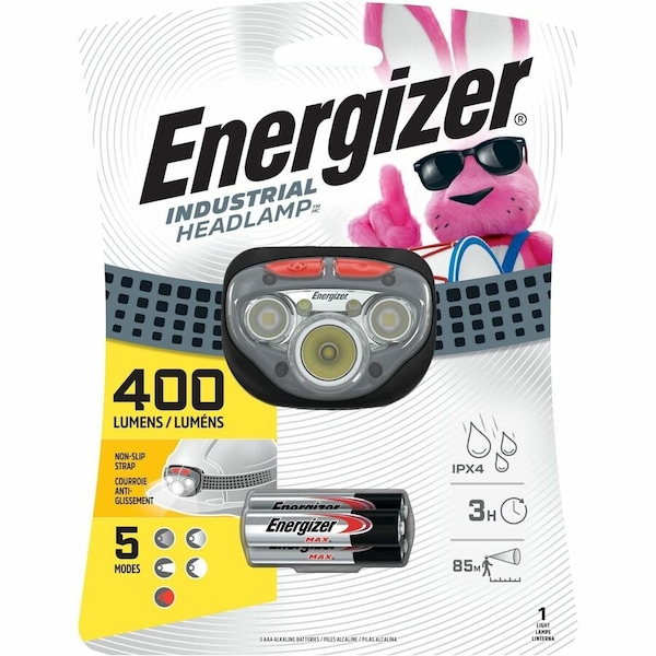 Energizer Vision Heavy Duty + Focus Industrial Headlight, Led, 3-AAA Batteries HDDIN32E - main