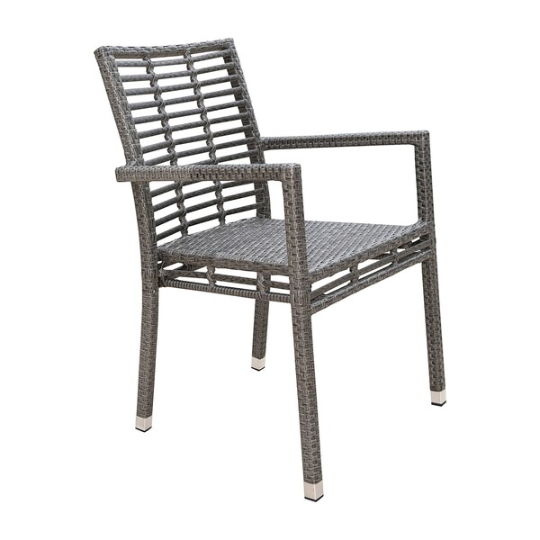 Panama Jack Outdoor Panama Jack Graphite Stackable Armchair PJO-1601-GRY-AC - main