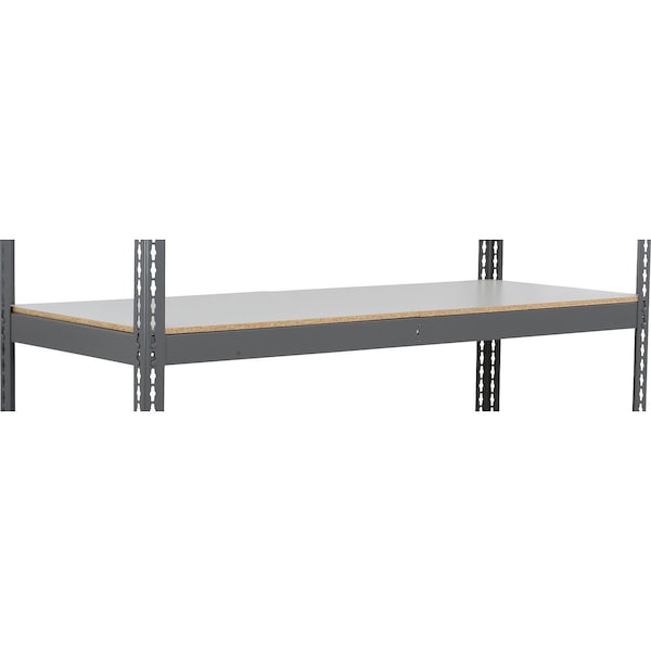 Global Industrial Extra Heavy Duty Boltless Shelving Additional Shelf, 96"W x 18"D, Laminate Deck B3171204 - main