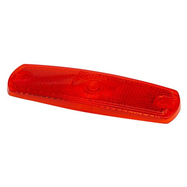 Grote Lighting 2in Red Rectangular Clearance Marker Replacement Lens with Built-in Reflector 90072 - main