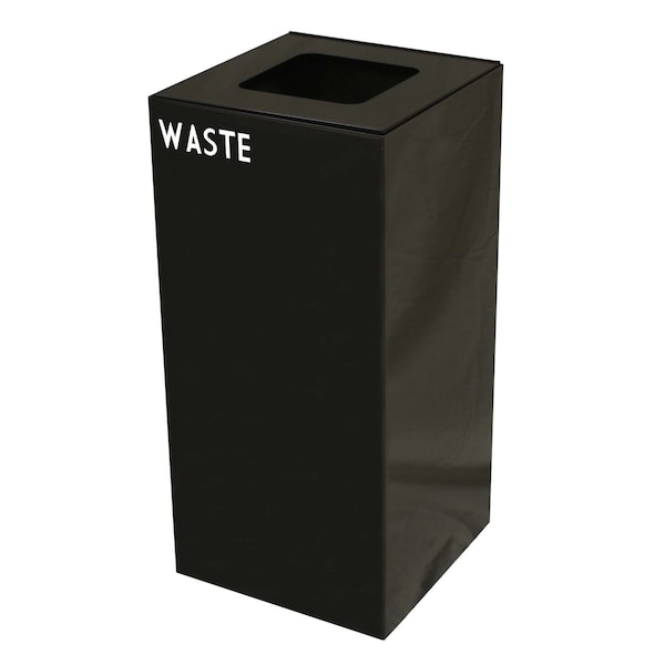 Witt Industries 32 gal Square Charcoal, Metal 32GC03-CB - main