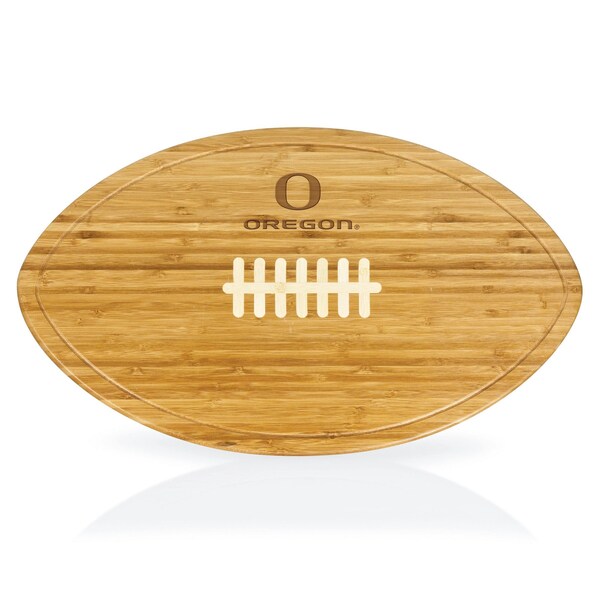 Picnic Time Family Of Brands NCAA Oregon Ducks Kickoff Football Cheese Board - Novelty Charcuterie Board 908-00-505-473-0 - main