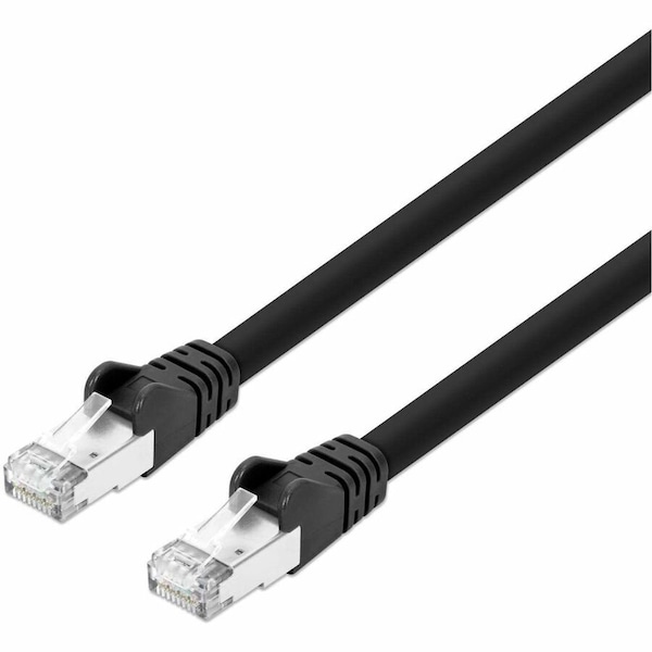 Intellinet Network Solutions CAT8.1 S/FTP NETWORK PATCH CABLE, 25 FT., BLACK 743105 - main