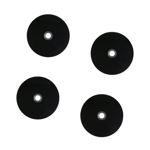 Mytee Products 24 in Fifth Wheel Disc Lube Plate w/ Steel Retention Clip - 5mm Thick, HDPE, 4PK 5WD-24x4 - main