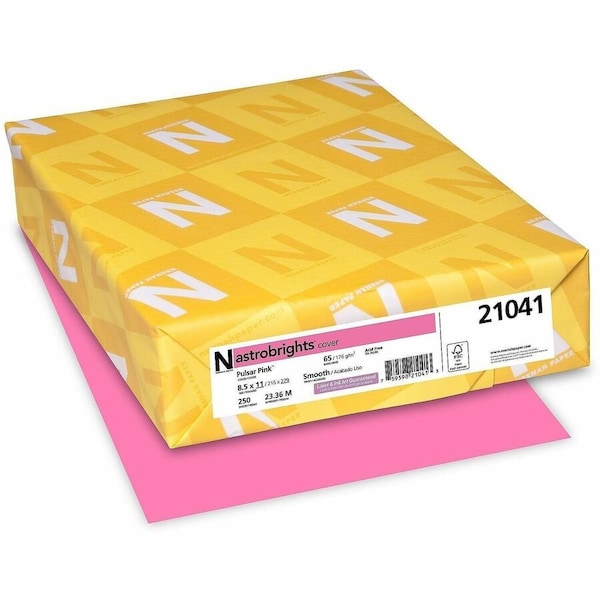 Neenah Paper Cardtock, PulsarPink, 250, PK250 21041 - main