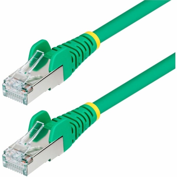 Startech.Com 6IN GREEN CAT6A ETHERNET CABLE, SNAGLESS RJ45, 10G, 100W POE, S/FTP, LSZH, 27AWG NLGN-6IN-CAT6A-PATCH - main