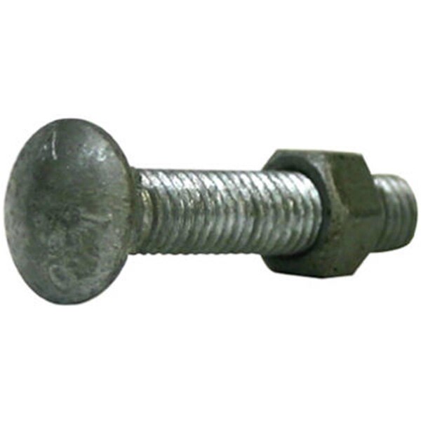 Midwest Airlines Midwest Air 328502C 0.31 x 1.25 in. Galvanized Carriage Bolt With Nut, 20PK 270454 - main