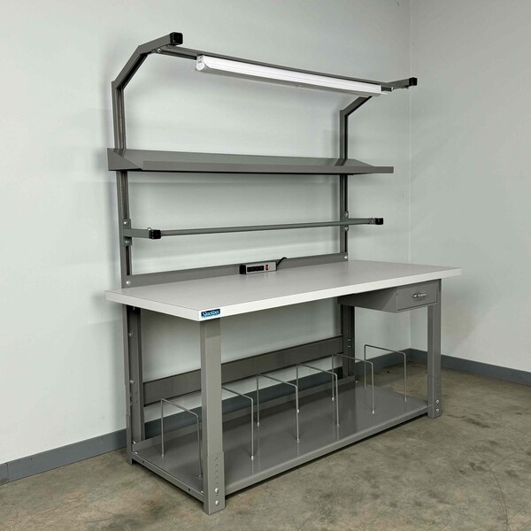 Stackbin Workbenches, 72" W, 1000 lb. P7230BDN-BG - main