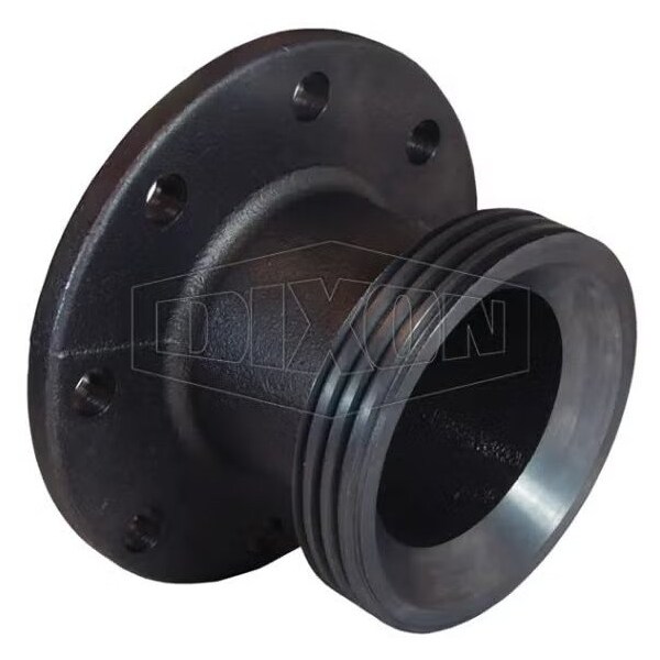 Dixon 206 1 pc Hammer Union Adapter, 4 in Nominal, Flange x Female, Iron, Domestic HUF206400FLG - main
