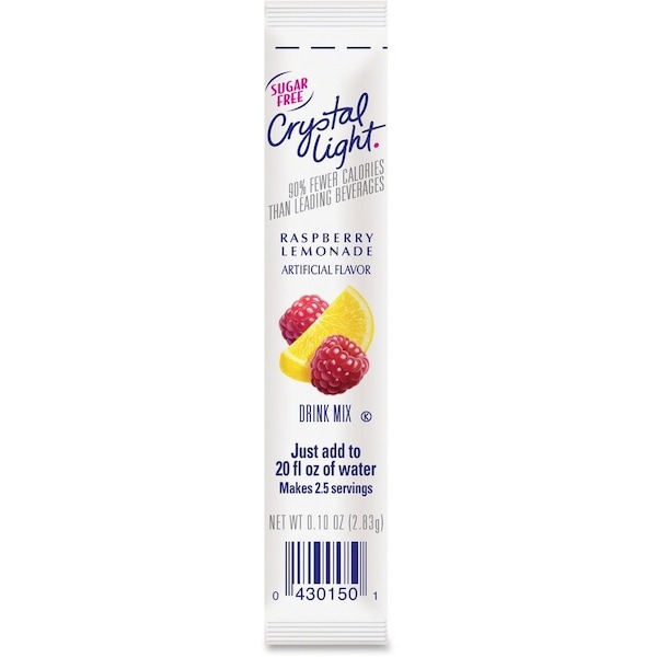 Crystal Light OnTheGo Raspberry Lemonade Mix Sticks, Assorted, 30PK KRF00015 - main