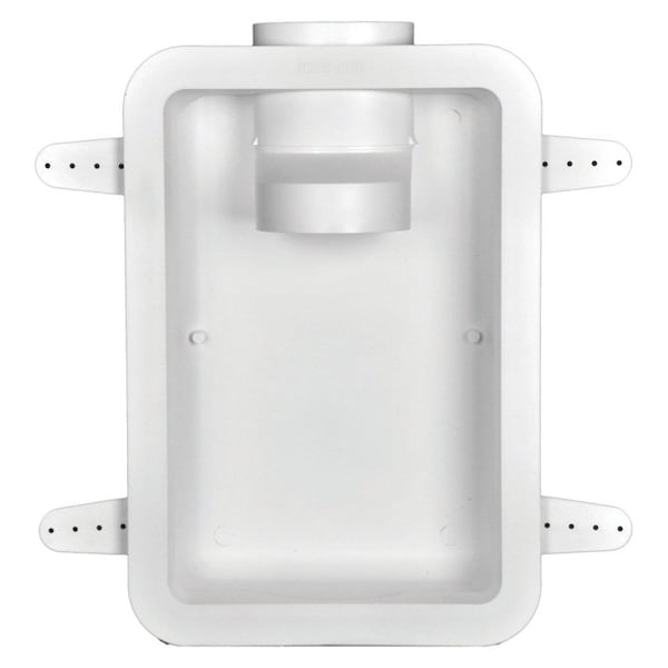 Dundas Jafine DUNDAS JAFINE DRB4XZW Dryer Vent Box, 3.45 in W, 17-1/2 in H, Polystyrene DRB4XZW - main