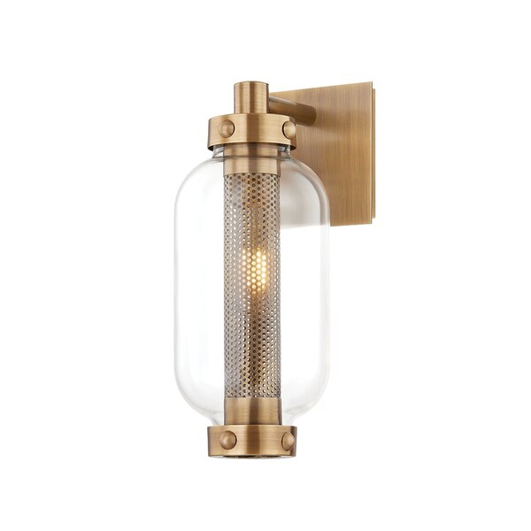 Troy Lighting Atwater 1 Light Exterior 5.25 In. Patina Brass B7034-PBR - main