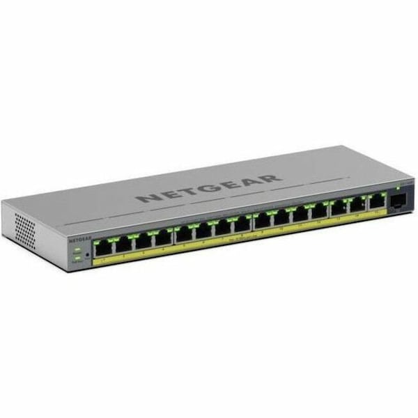 Netgear 16-PORT GIGABIT ETHERNET EASY SMART POE+ SWITCH WITH 1 DEDICATED SFP PORT 180W GS116EP-100NAS - main