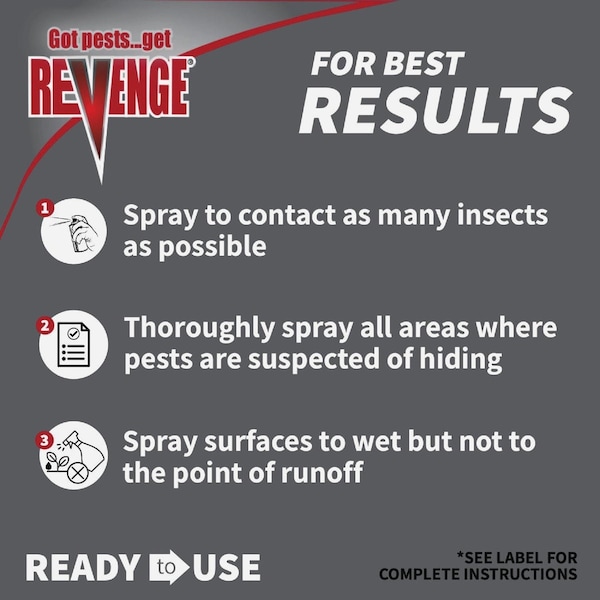 Revenge 15 Oz. Ready To Use Aerosol Spray Termite & Carpenter Ant Killer 4623 - main