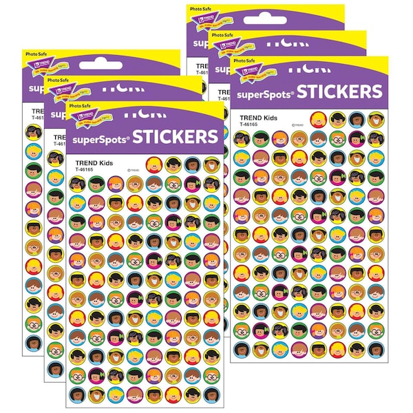 Trend Kids superSpots Stickers, 800-Piece Set, 6PK T46165 - main