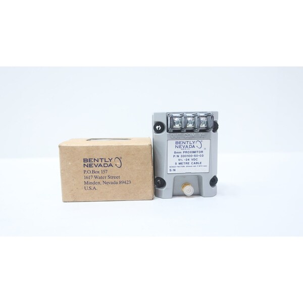 Bently Nevada PROXIMITOR SENSOR 24V-DC 330100-50-05 - main