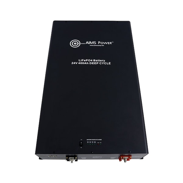 Aims Power Lithium Battery 24V 400AMP LiFePO4 Industrial Grade LFP24V400A - main