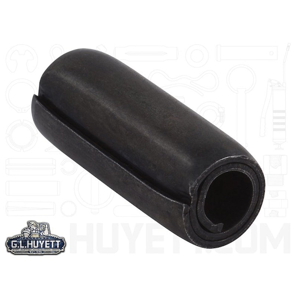 Huyett Coiled Spring Pin, Standard Duty, High Carbon Steel, 8 mm Dia x 20 mm Length SPCM-080-020 - main