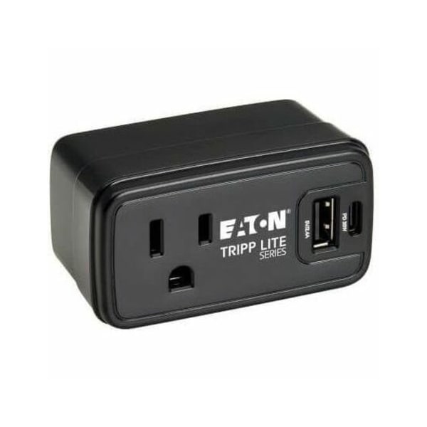 Eaton POWER IT 1-OUTLET UNIVERSAL TRAVEL CHARGER AND POWER STRIP 5-15R OUTLET USB-C AN SK10C32B - main