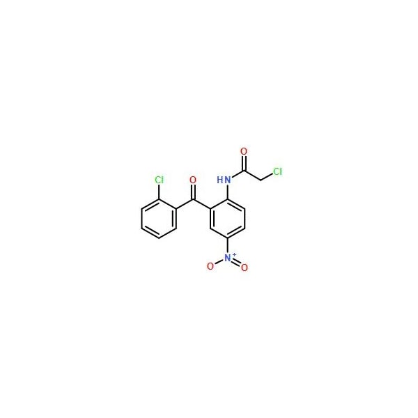 Ak Scientific 2-Chloroacetylamido-5-nitro-2'-chlorobenzophenone (5g), CAS 180854-85-7 S330-5g - main