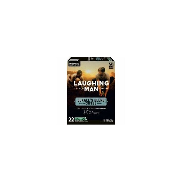 Laughing Man K-Cup, Pod Coffee - Compatible with Keurig K-Cup Brewer - Medium - K-Cup, Pod - Dukale's Blend, 4PK 5000345777 - main