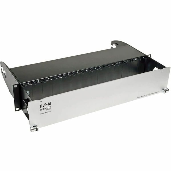 Tripp Lite by Eaton High Density Rackmount Fiber Enclosure Panel 14 Cassette 2URM N482-02U - main