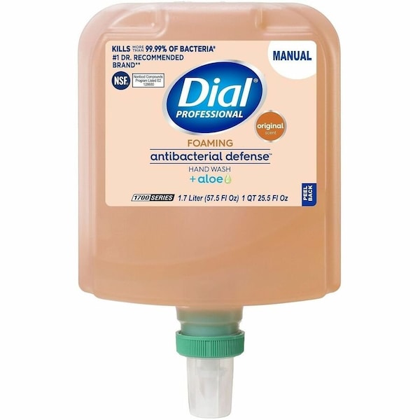 Dial Antibacterial Foaming Hand Wash, Original Scent, 1.80 quart, Hand, Antibacterial, Orange 2858082 - main