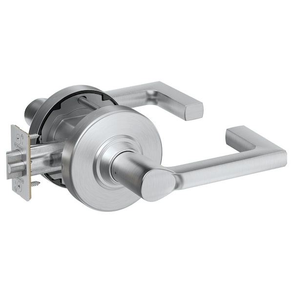 Schlage Grade 1 Storeroom Cylindrical Lock, Less Cylinder, Longitude Lever with Rose, Satin Chrome Finish PC80L LON 626 - main