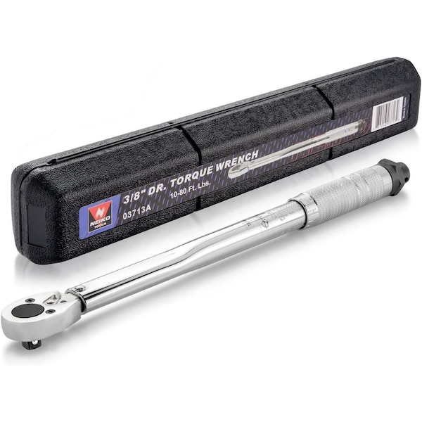 Neiko 0.25 in Dr. Adjustable Click Torque Wrench, SAE 03714A - main