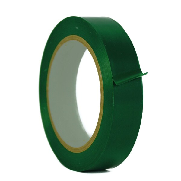 Wod Tape PVC, Emerald Green, 1 inch (24mm) W., 5 mil Thickness, 48 PK WOD VTC605-01000-48-60-EGR - main