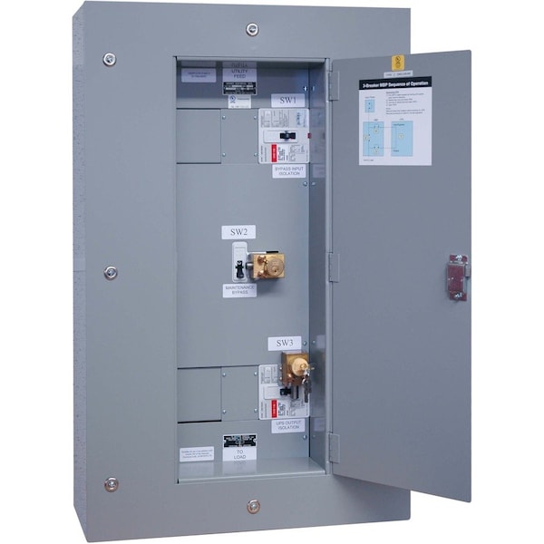 Tripp Lite UPS 3 Breaker Bypass Panel, SU60K SU60KMBPK - main