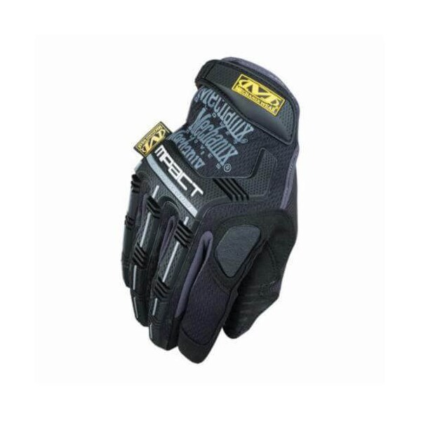 Mechanix Wear Anti-Vibration Multi-Purpose Gloves, X-Large, Size 11, Elastic/Shirred Cuff, EVA Foam, Black/Gray MPT-58-011 - main