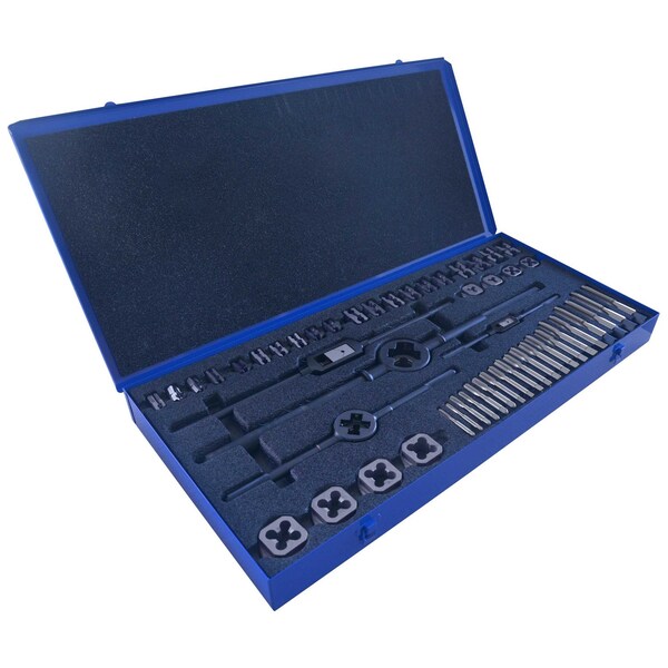 Greenfield Threading 44PC 58 NCNF PLG TAP&QS JR DIE SET 423165 - main
