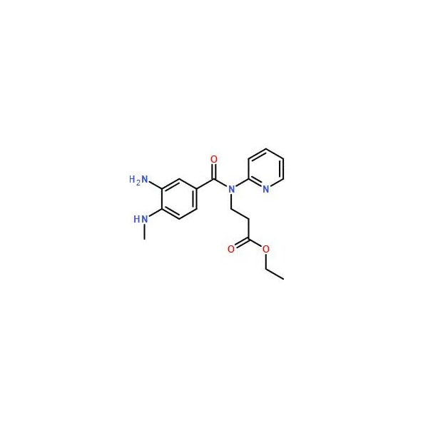 Ak Scientific Ethyl 3-(3-Amino-4-(methylamino)-N-(pyridin-2yl)benzamido)propanoate (5g), CAS 212322-56-0 X1036-5g - main