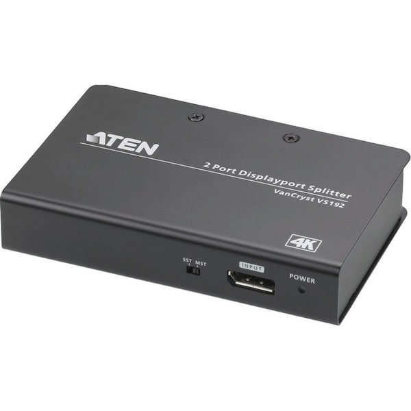 Aten 2-Port 4K Displayport Splitter w/ Mst/Sst VS192 - main
