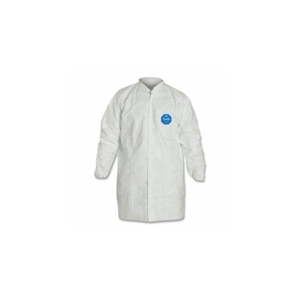 Dupont Tyvek 400 Frock w/Mandarin Collar, Small, White, 30PK 251-TY216SWHSM003000 - main