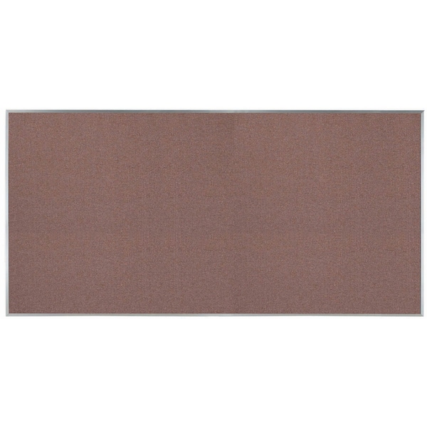 Aarco Designer ''Rose Quartz'' Fabric Bulletin Board w/ a Clear Satin Anodized Al Frame, 48''Hx96''W DF4896003 - main