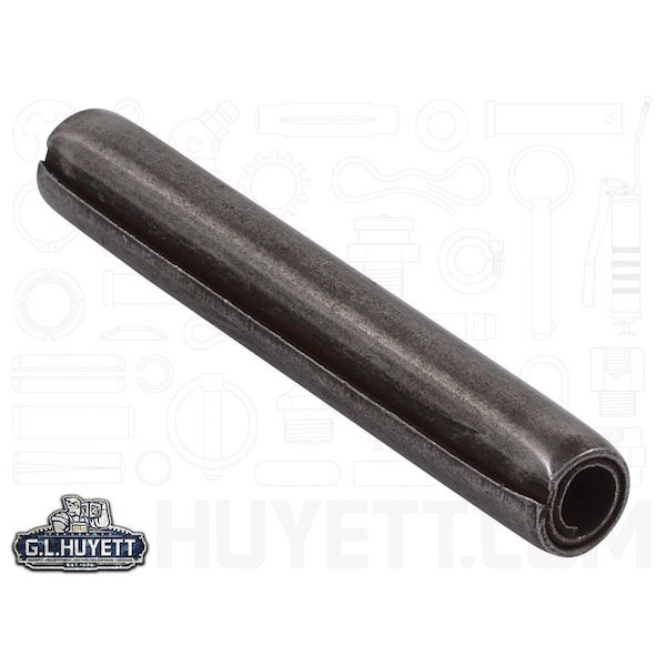 Huyett Coiled Spring Pin, Standard Duty, High Carbon Steel, 5 mm Dia x 35 mm Length SPCM-050-035 - main