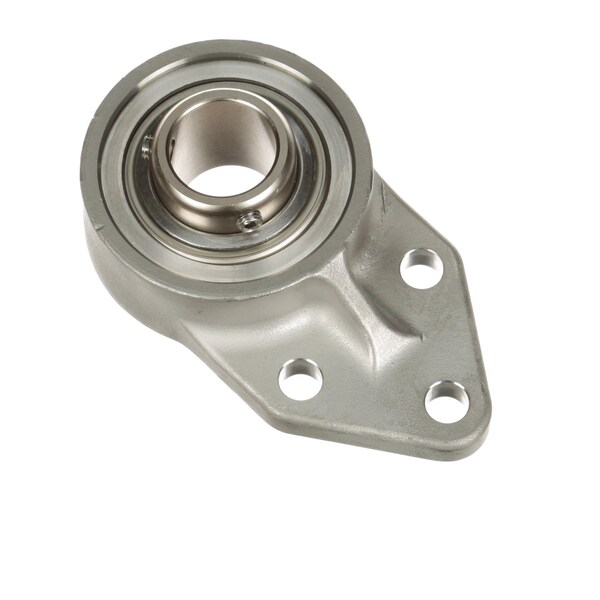 Sealmaster Mounted Stainless Steel Three Bolt Flange Bracket Ball Bearing - 52100 Bearing Steel CRFBS-PN19 RMW - main