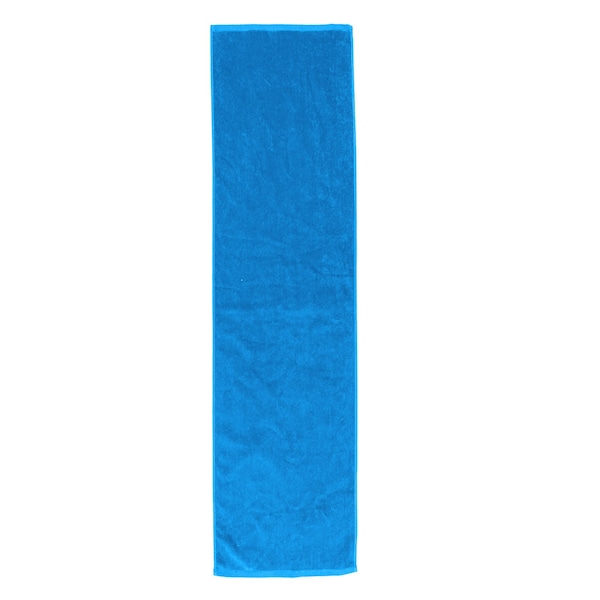 Towelsoft Premium Terry Velour fitnes Towel, 12 inch x 44 inch Aqua Fitness-EV1411-AQUA - main