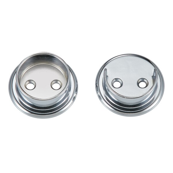 Geo PSM112-PC Metal Pole Socket Set 1-1/2" Polished Chrome Finish GBH-PSM112-PC - main