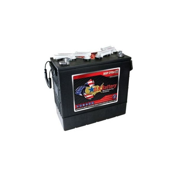 Us Battery 12V 185Ah Deep Cycle Battery, FLA, Off-Set "S" Terminal 803440 - main
