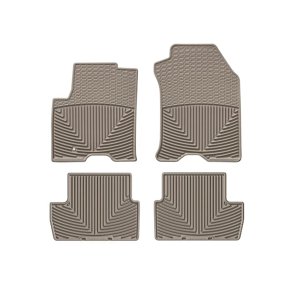 Weathertech Tan, Front and Rear All Weather Floor Mats W98TN-W210TN - main