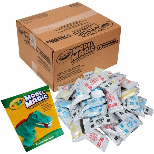 Crayola Model Magic Classpack, 1 oz, Assorted Colors, 75PK 23-6002 - main