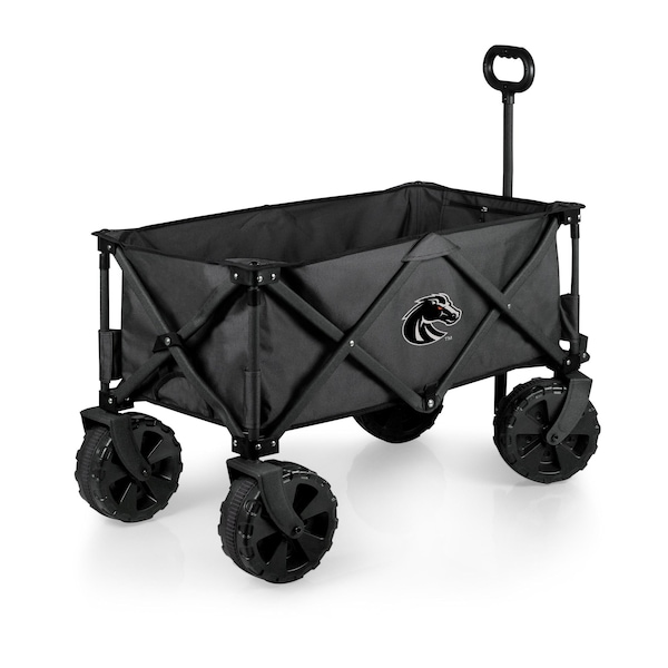 Picnic Time Family Of Brands NCAA Boise State Broncos Adventure Wagon Elite All-Terrain Folding Beach Wagon 741-85-679-704-0 - main