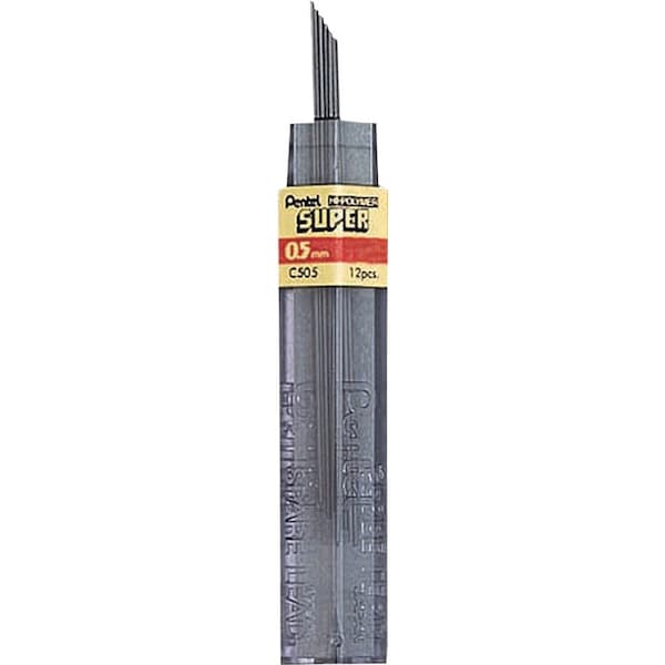 Pentel Hi-Polymer Super Lead Refill - 0.5Mm- F C505-F - main