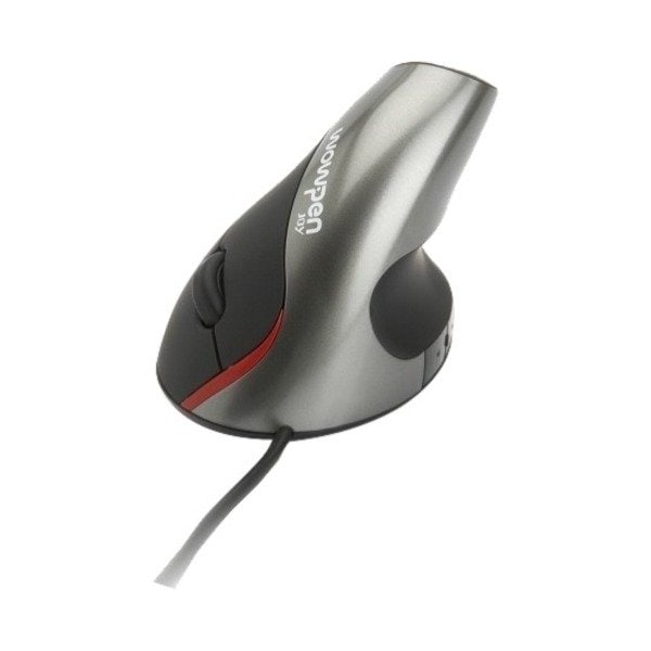 Ergoguys WOW PEN JOY VERTICAL ERGONOMIC OPTICAL MOUSE SILVER BY ERGOGUYS WP-012-S-E - main