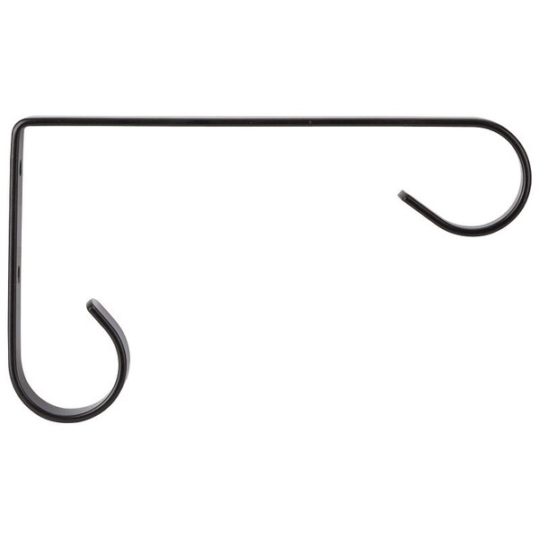 Landscapers Select Hanging Bracket, 6-3/4 L, Steel, Black, Wall Mount Mounting 46BL - main